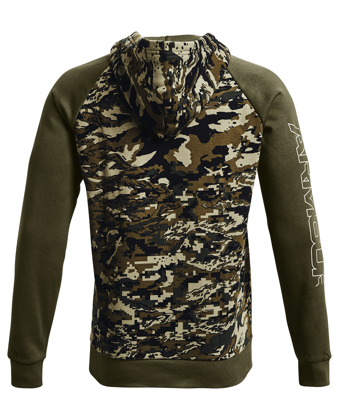 Under Armour Apparel Men's UA Rival Fleece Camo Script Hoodie