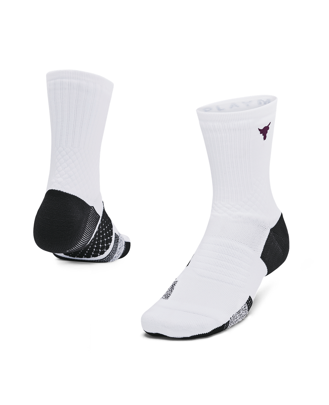 Under Armour Unisex Project Rock ArmourDry™ Playmaker Mid-Crew Socks