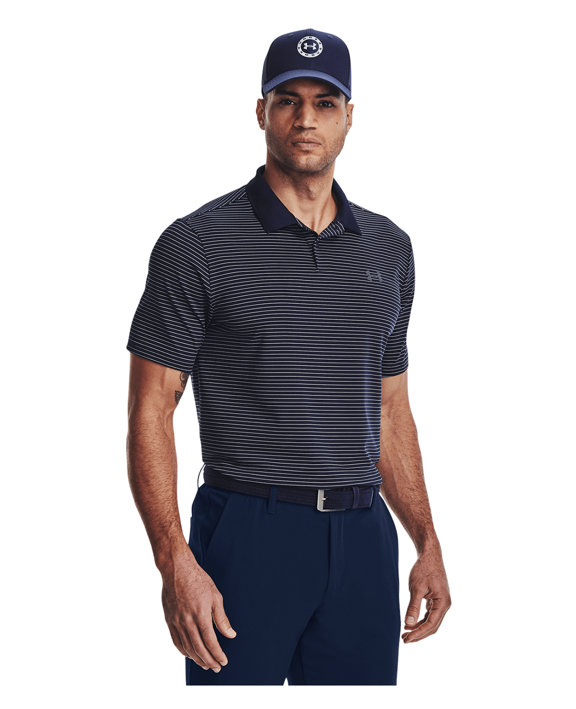 Under Armour Apparel Men's UA Matchplay Stripe Polo