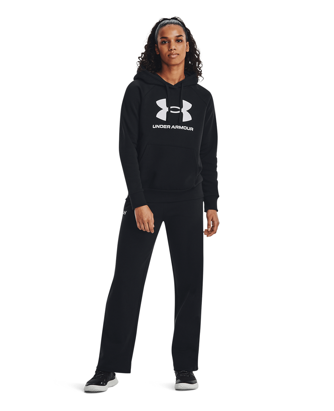 Under Armour Apparel Women's UA Rival Fleece Big Logo Hoodie
