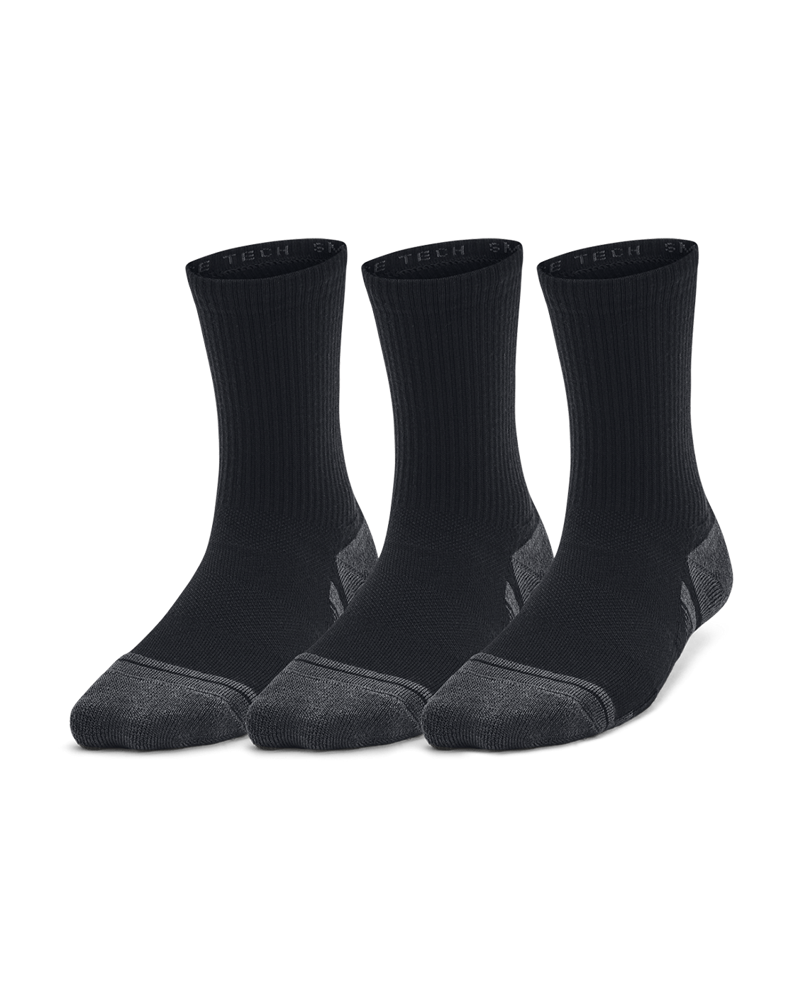 Under Armour UA Performance Tech Kids' 3-Pack Crew Socks