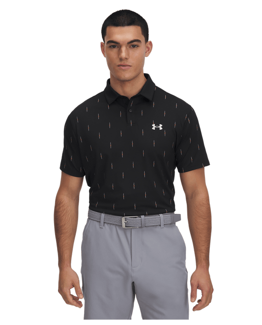 Under Armour Apparel Men's UA Tee To Green Printed Polo