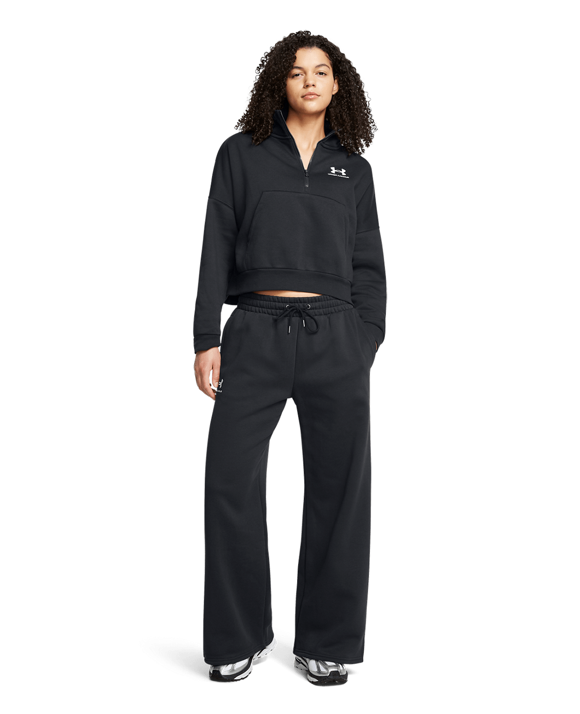 Under Armour Apparel Women's UA Icon Fleece Wide Leg Pants