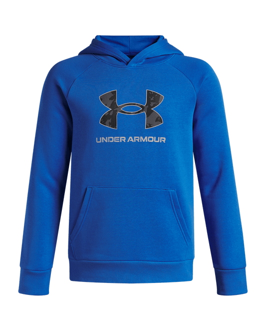 Under Armour Apparel UA Rival Fleece Big Logo Print Fill Boys' Hoodie