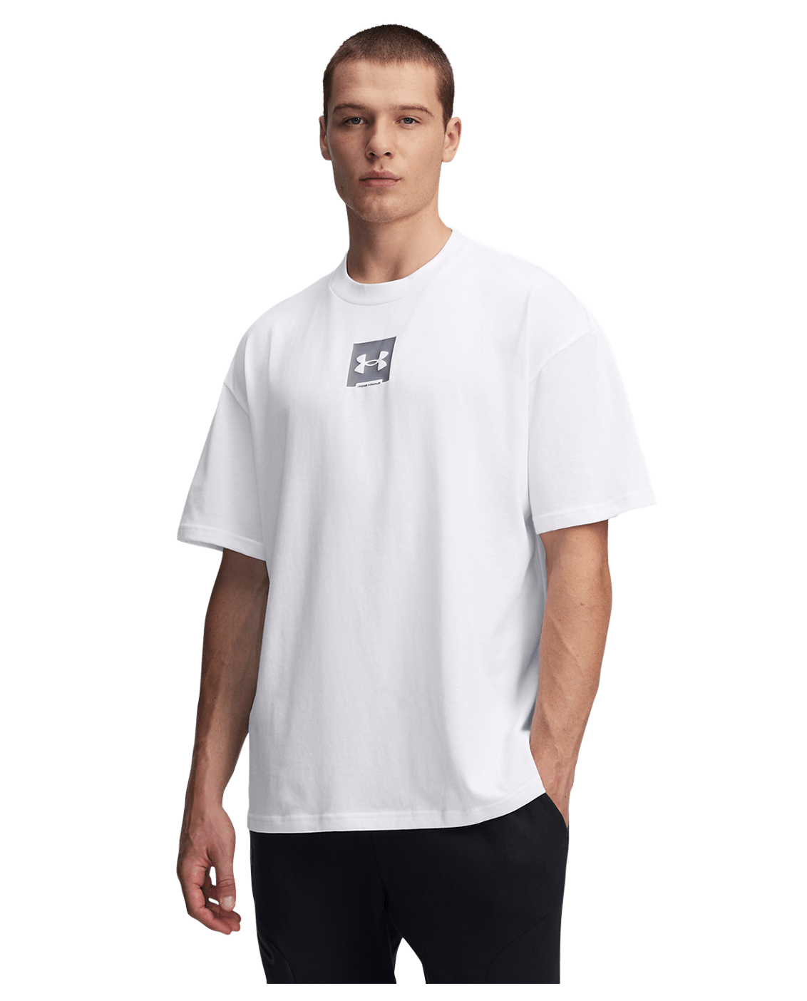 Under Armour Apparel Men's UA Heavyweight Oversized SM Box Short Sleeve