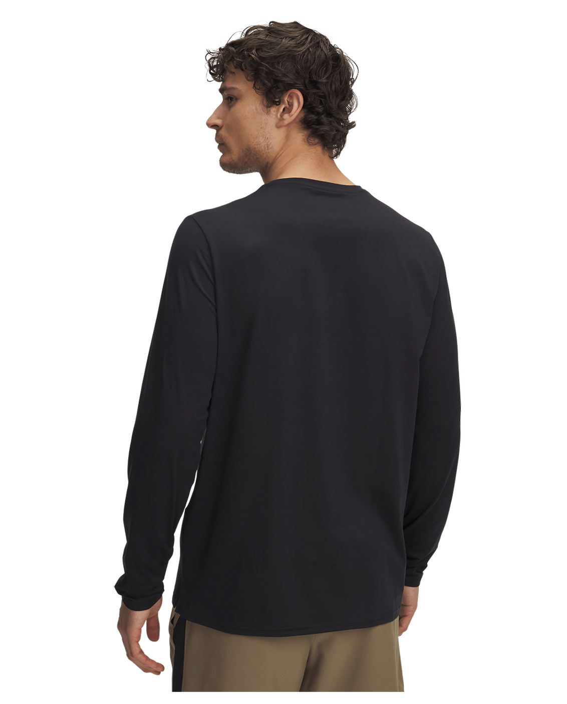 Under Armour Apparel Men's Project Rock Authentic Crew Long Sleeve