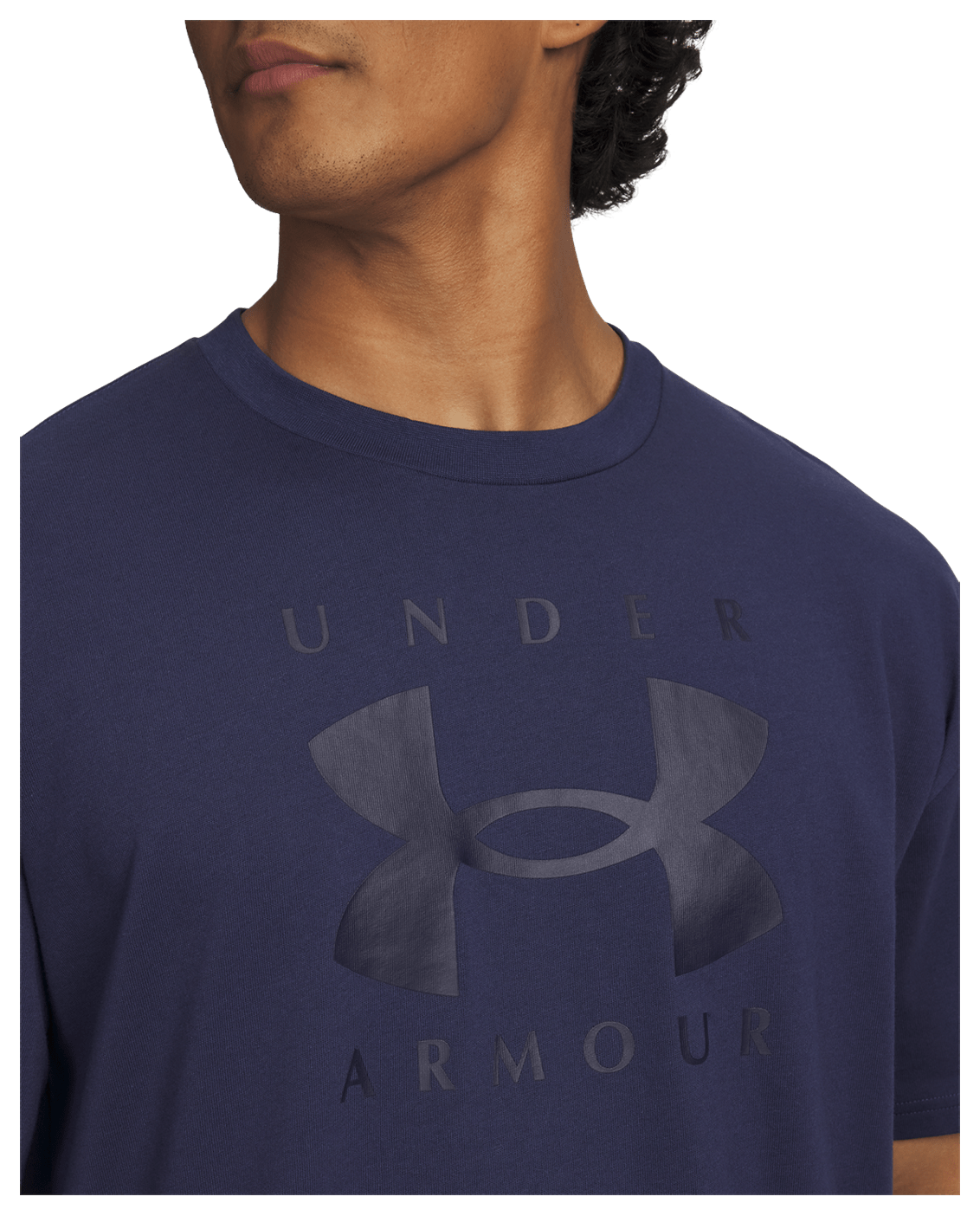 Under Armour Apparel UA Heavyweight Branded Men's Oversized Short Sleeve