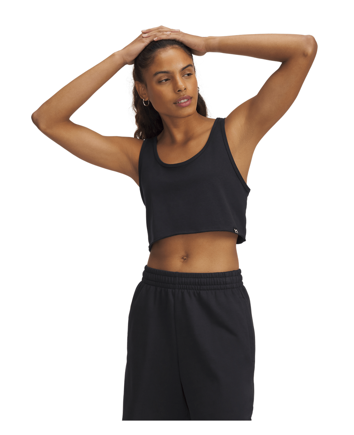 Under Armour Apparel Women's UA Icon Terry Crop Tank