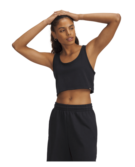 Under Armour Apparel Women's UA Icon Terry Crop Tank