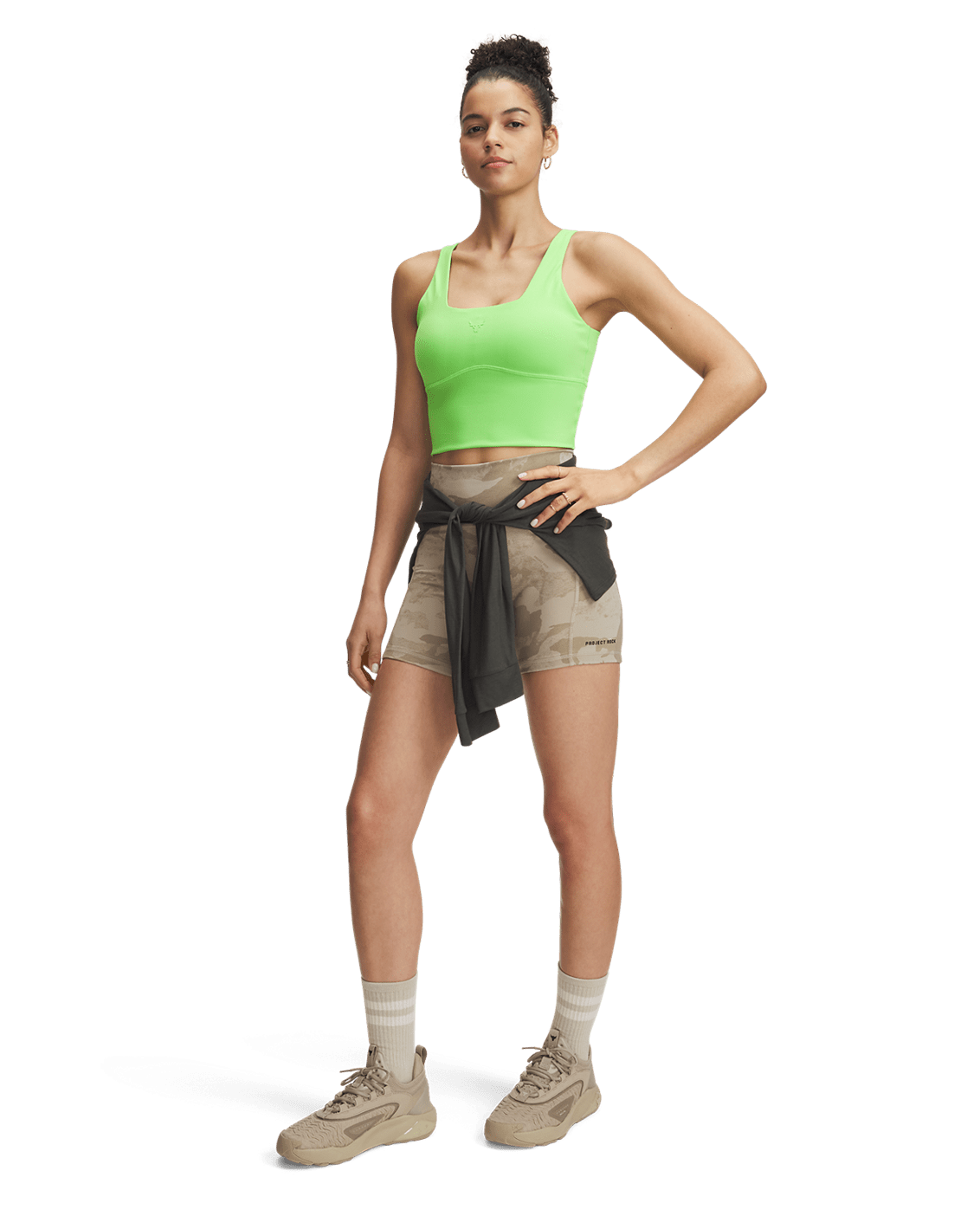 Under Armour Apparel Women's Project Rock Middy Shorts