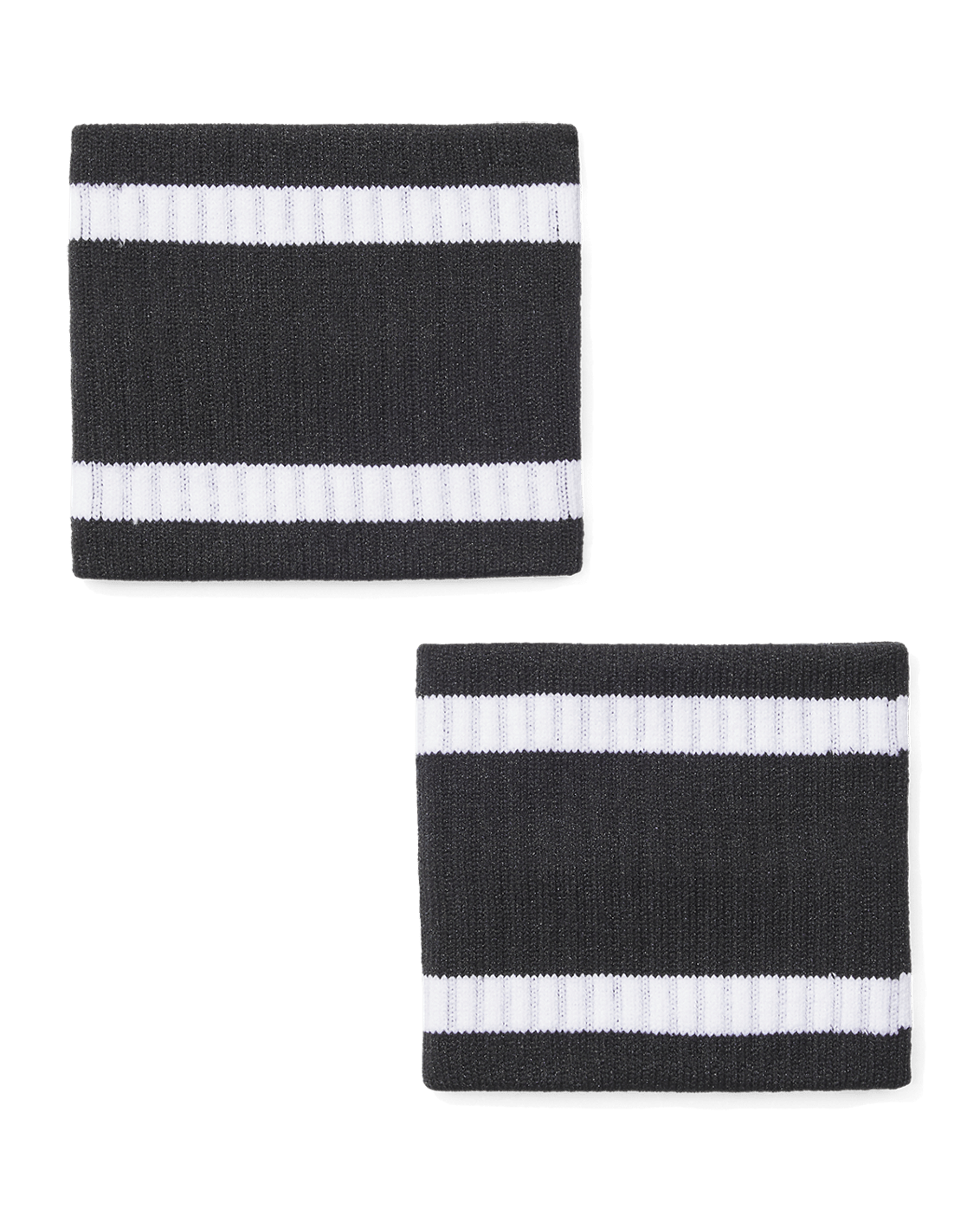 Under Armour Black / White / White / OSFM UA Lightweight Terry Unisex Wrist Bands