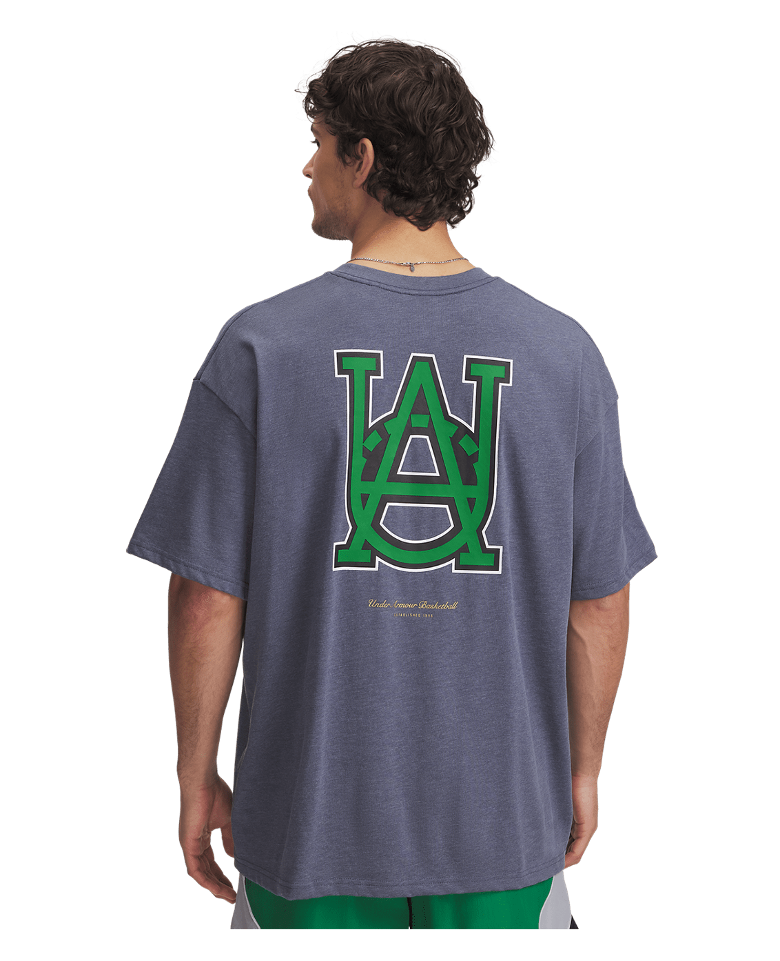 Under Armour Apparel Men's UA Heavyweight Hoops Courtside Short Sleeve