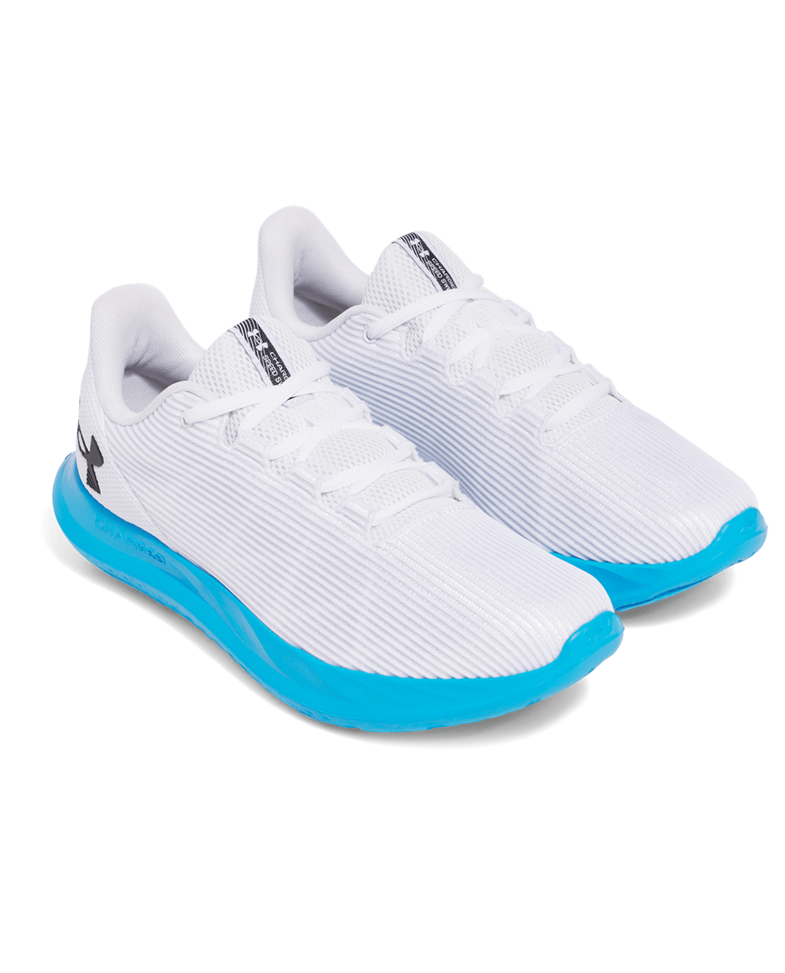 Under Armour Footwear Mens Charged Speed Swift - White/ElectricBlue/Black