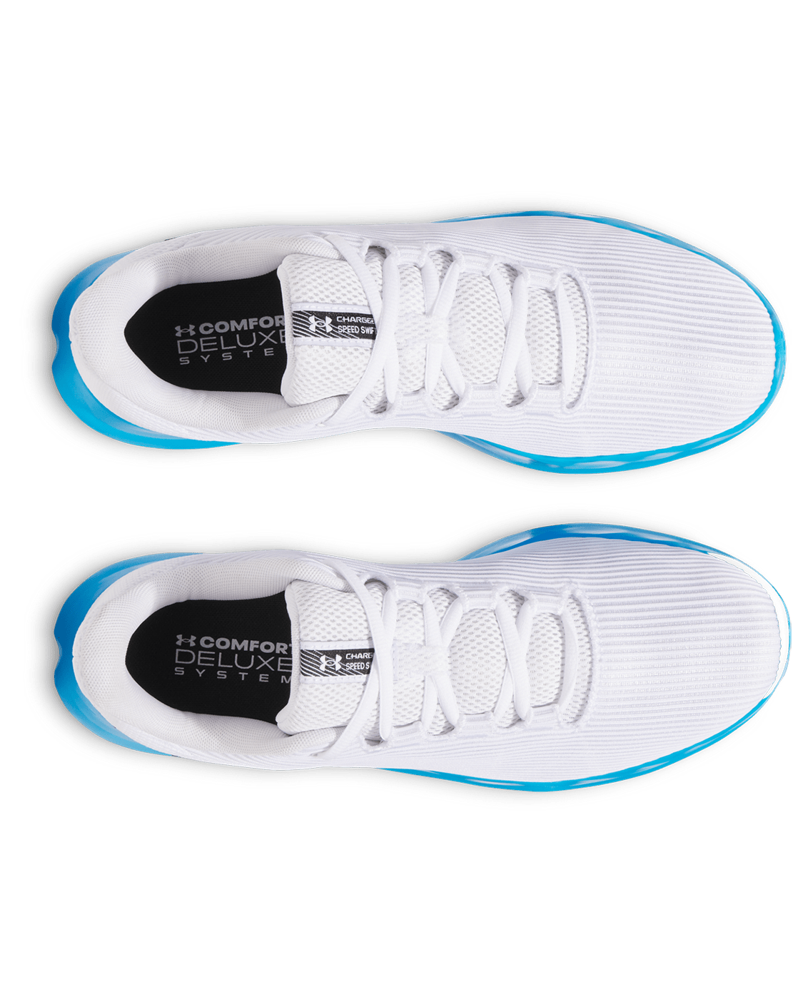 Under Armour Footwear Mens Charged Speed Swift - White/ElectricBlue/Black