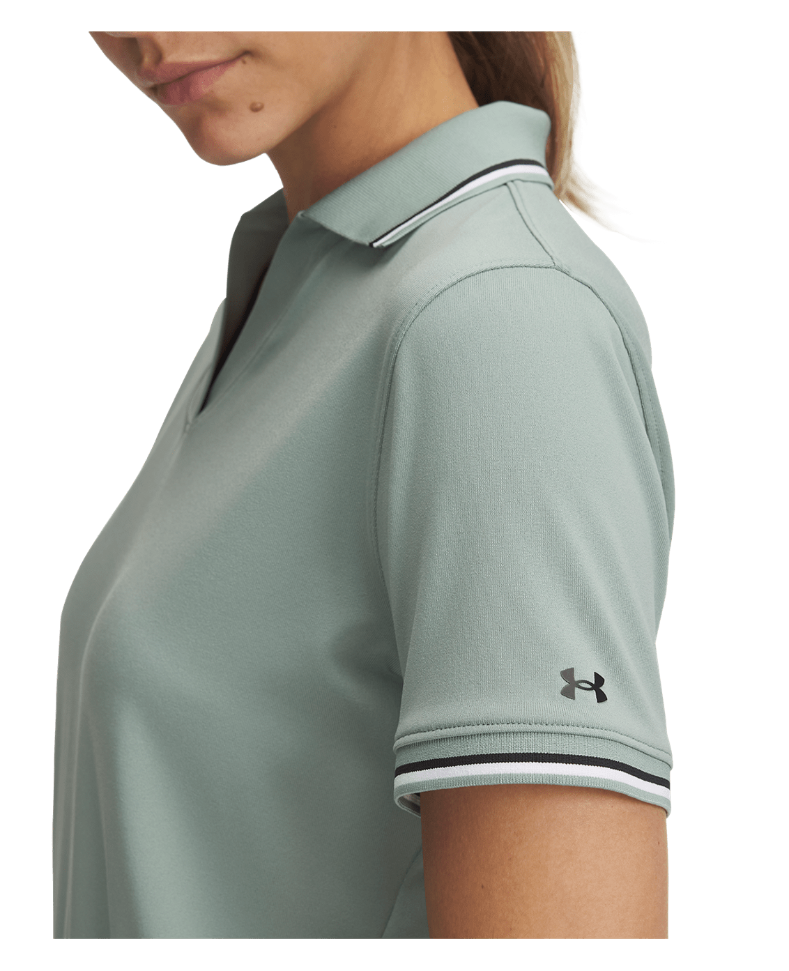 Under Armour Apparel Women's UA Drive Rib Short Sleeve Polo