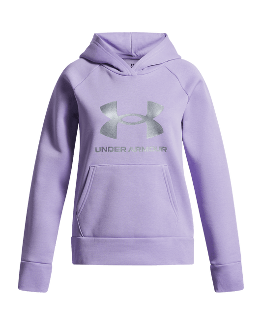 Under Armour Apparel UA Rival Fleece Shimmer Girls' Hoodie