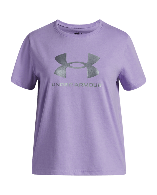 Under Armour Apparel UA Rival Shimmer Girls' Short Sleeve