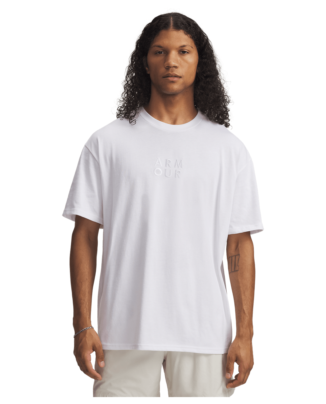 Under Armour Apparel UA Armour Wordmark Heavyweight Men's Short Sleeve