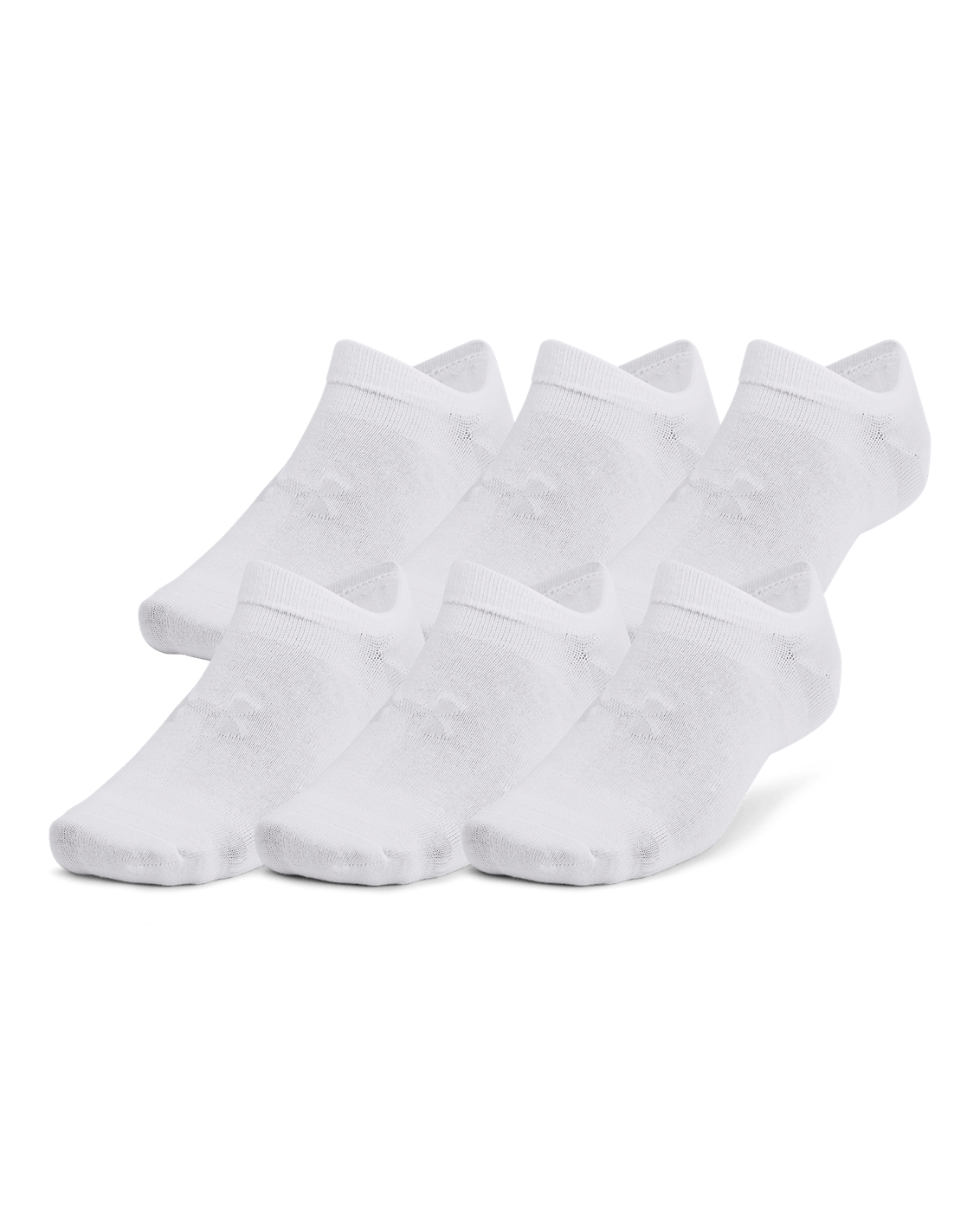 Under Armour Accessories UA Essential Unisex 6-Pack No-Show Socks