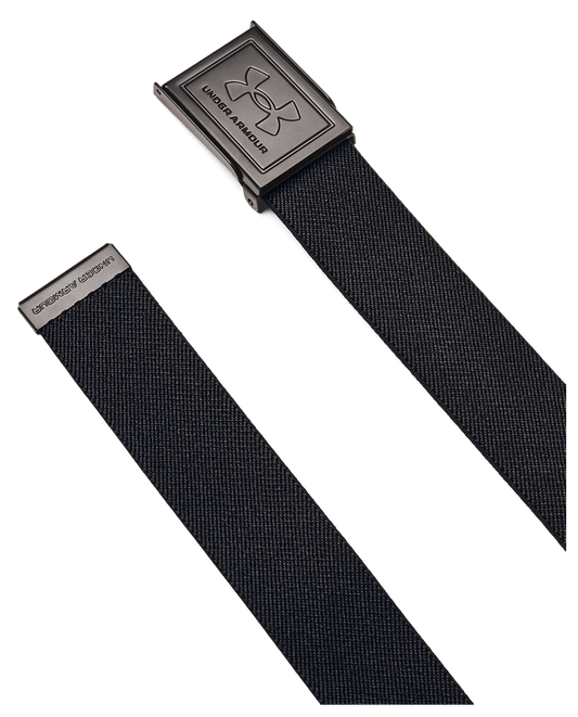 Under Armour Accessories Black/Castlerock/Black / OSFM Men's UA Drive Stretch Webbing Belt
