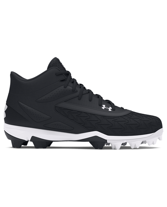 Under Armour Footwear Mens UA Leadoff Mid 3.0 - Black/Black/White