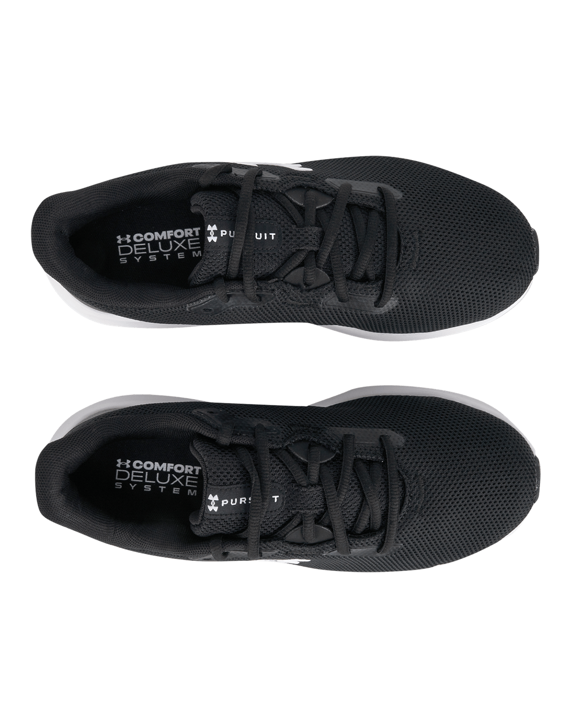 Under Armour Footwear Mens UA Charged Pursuit 4 - Black/Black/White