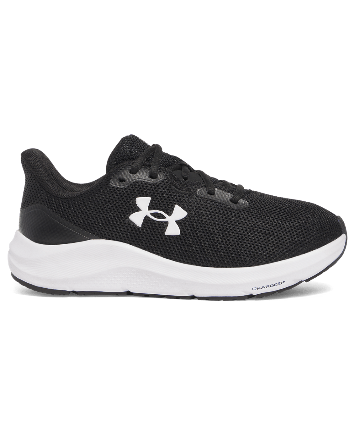 Under Armour Footwear Womens UA Charged Pursuit 4 - Black/Black/White
