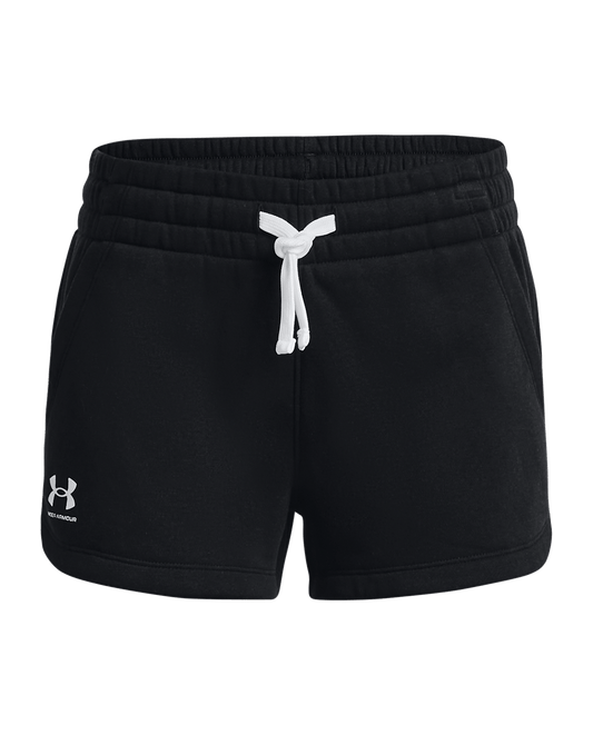 Under Armour Apparel Black/White / YSM UA Rival Fleece Girls' Shorts