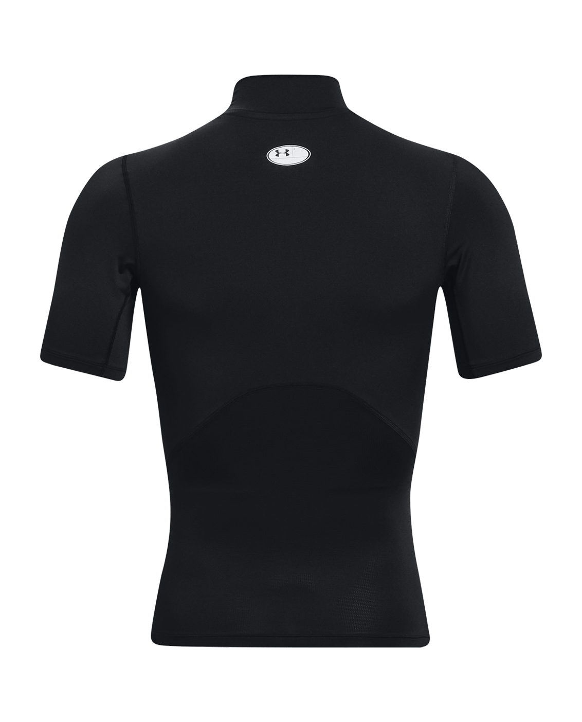 Under Armour Apparel Mens HG Armour Comp Mock SS - Black/White
