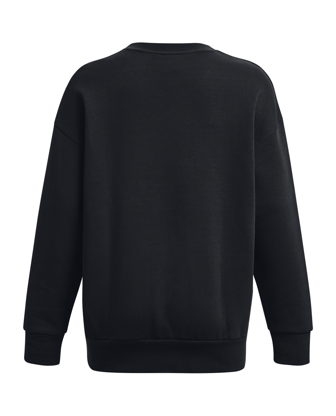 Under Armour Apparel Womens Essential Flc OS Crew - Black/White
