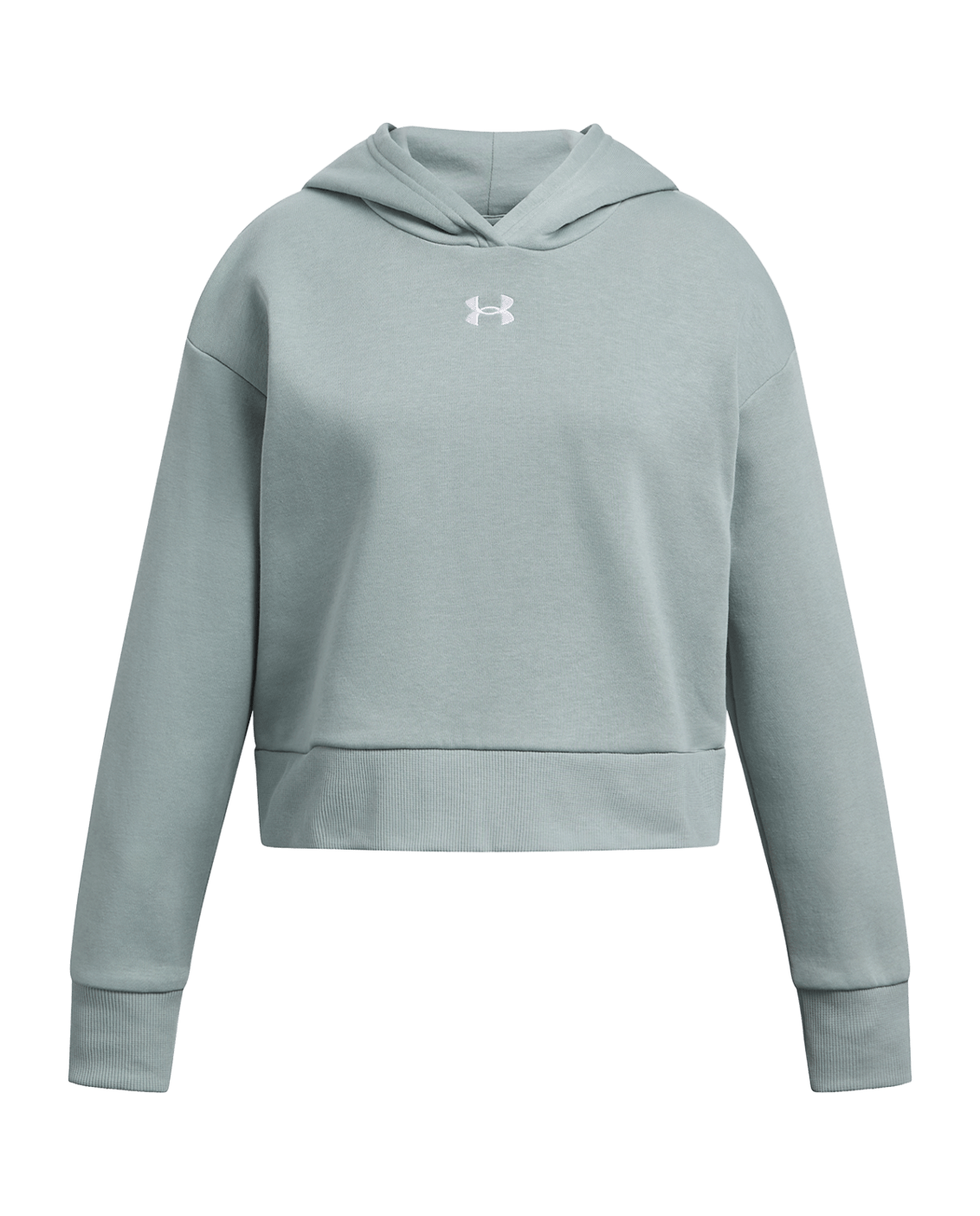 Under Armour Apparel Girls' UA Rival Fleece Crop Hoodie
