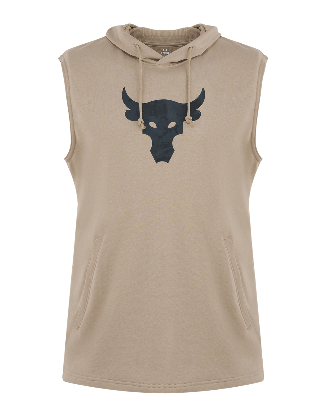 Under Armour Apparel Men's Project Rock Terry Sleeveless Hoodie