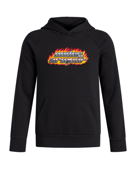 Under Armour Apparel UA Rival Fleece Flamin Wordmark Boys' Hoodie
