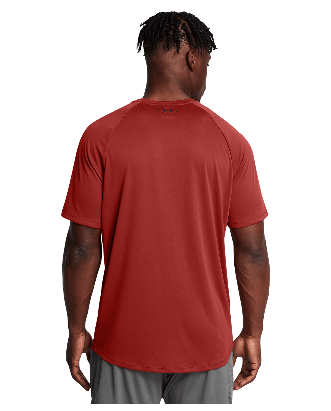 Under Armour Apparel Mens Tech SS Tee 2.0 - EarthenOrange/Black