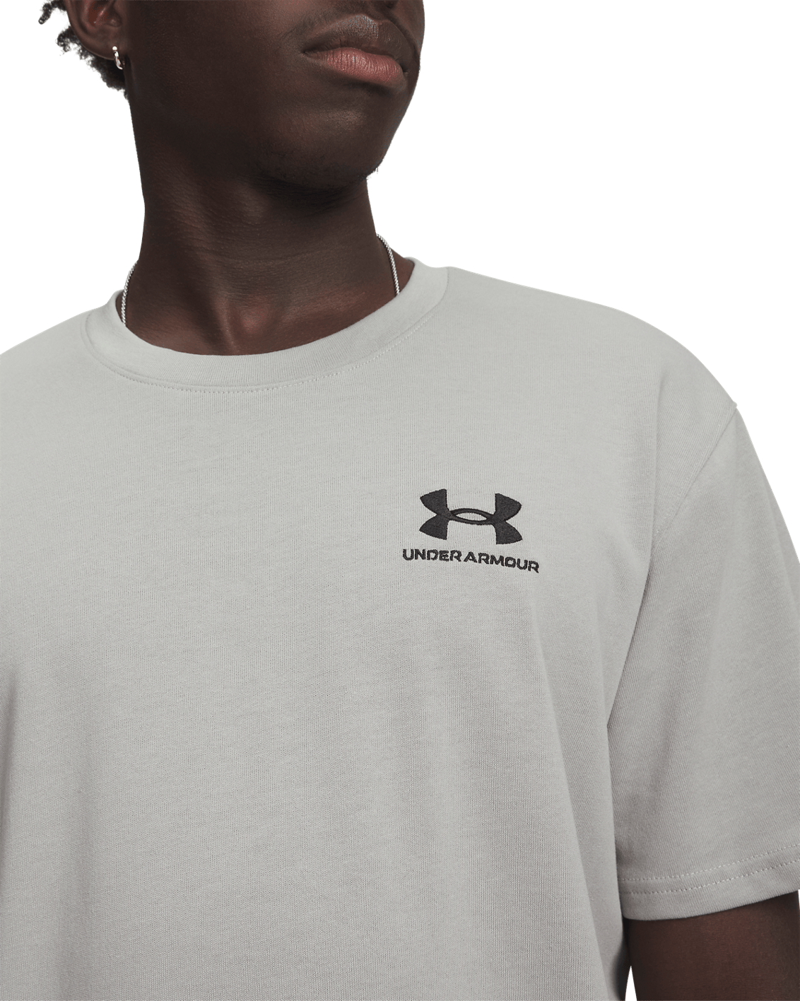 Under Armour Apparel Men's UA Logo Embroidered Heavyweight Short Sleeve Men's Short Sleeve