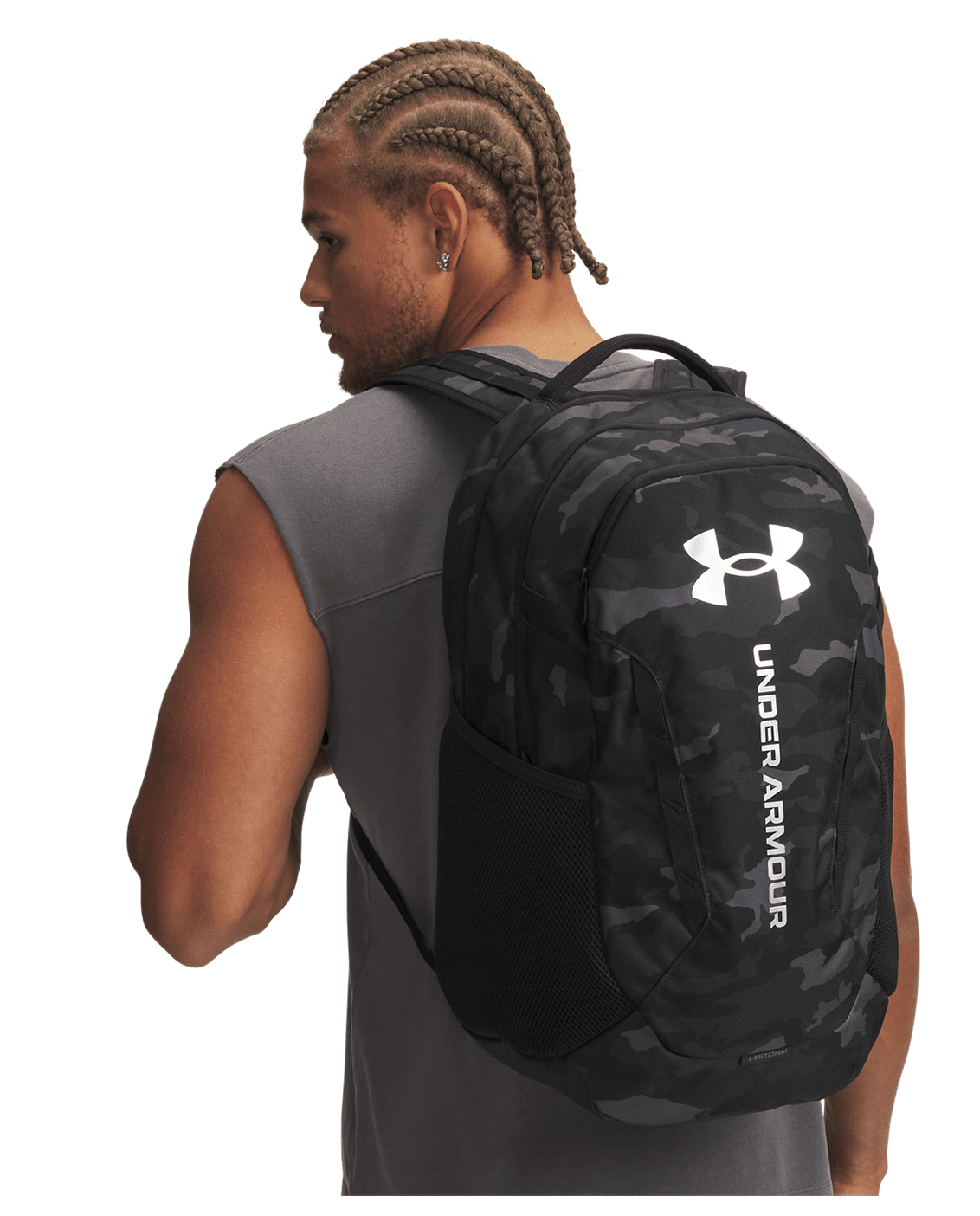 Under Armour Accessories Black/Black/MetallicSilver / OSFM UA Hustle 6.0 Backpack