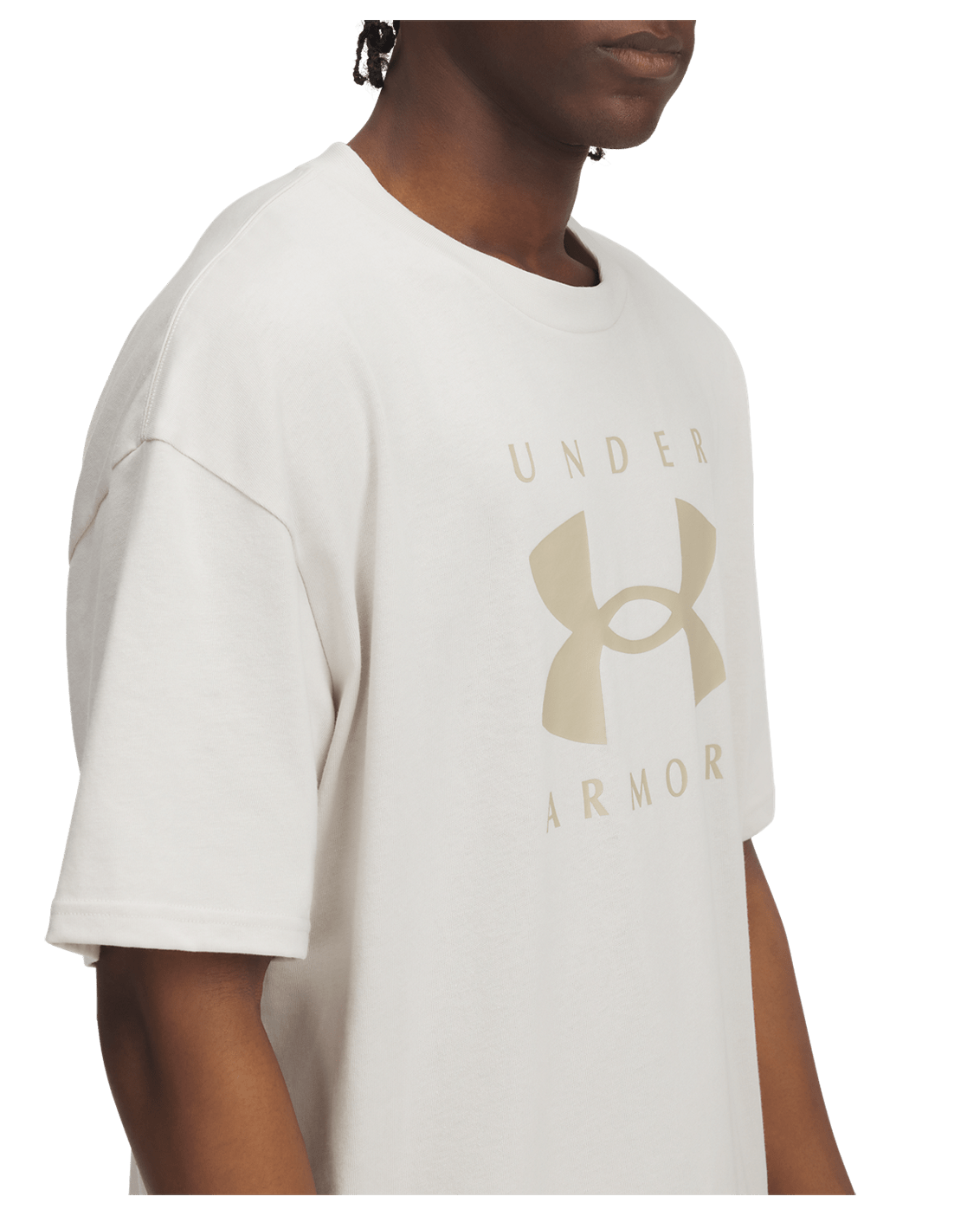 Under Armour Apparel UA Heavyweight Branded Men's Oversized Short Sleeve
