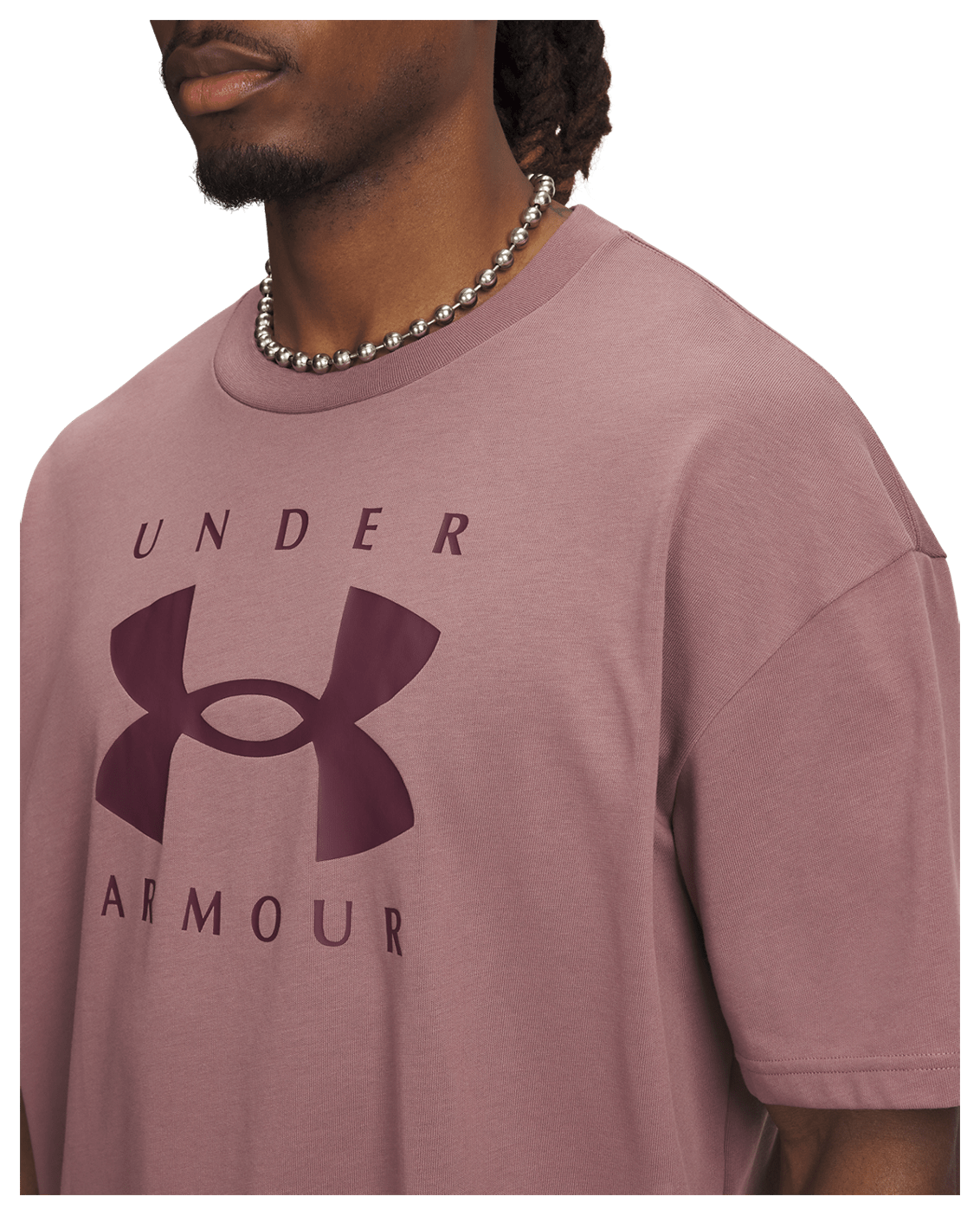Under Armour Apparel UA Heavyweight Branded Men's Oversized Short Sleeve