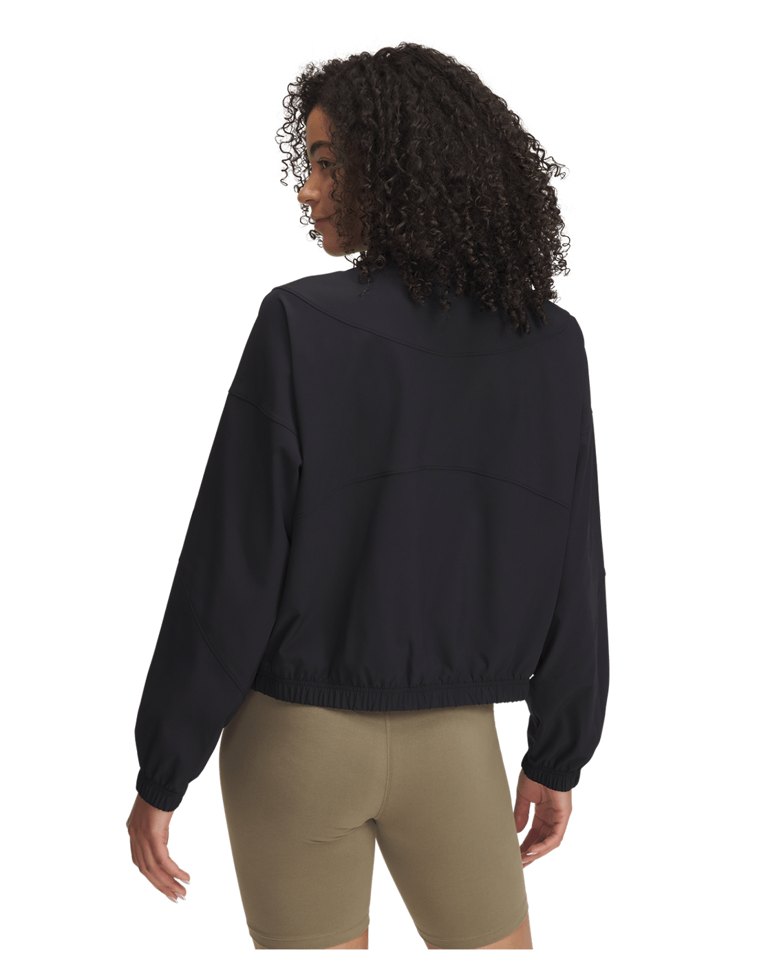 Under Armour Apparel Womens UA Rival Woven Jacket - Black/White