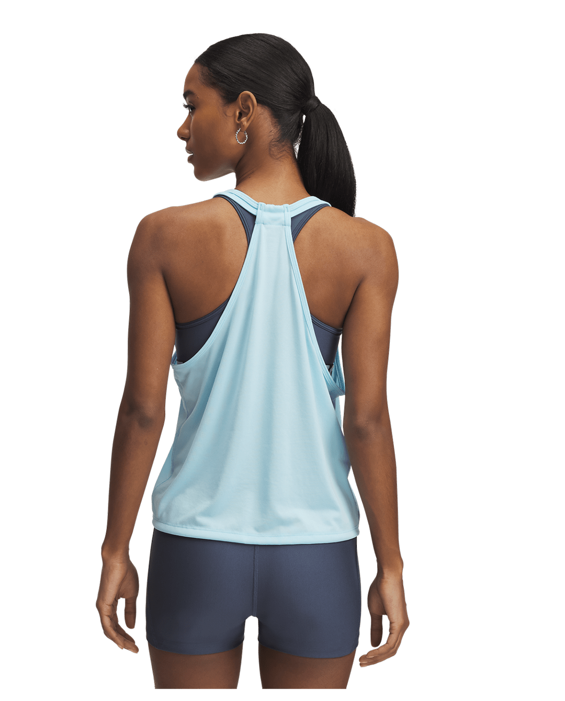 Under Armour Apparel Womens Tech Swing Tank - Stream/White