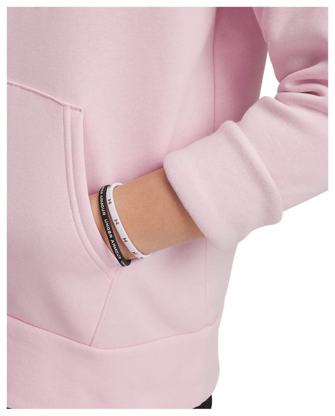 Under Armour Apparel UA Rival Fleece Shimmer Girls' Hoodie