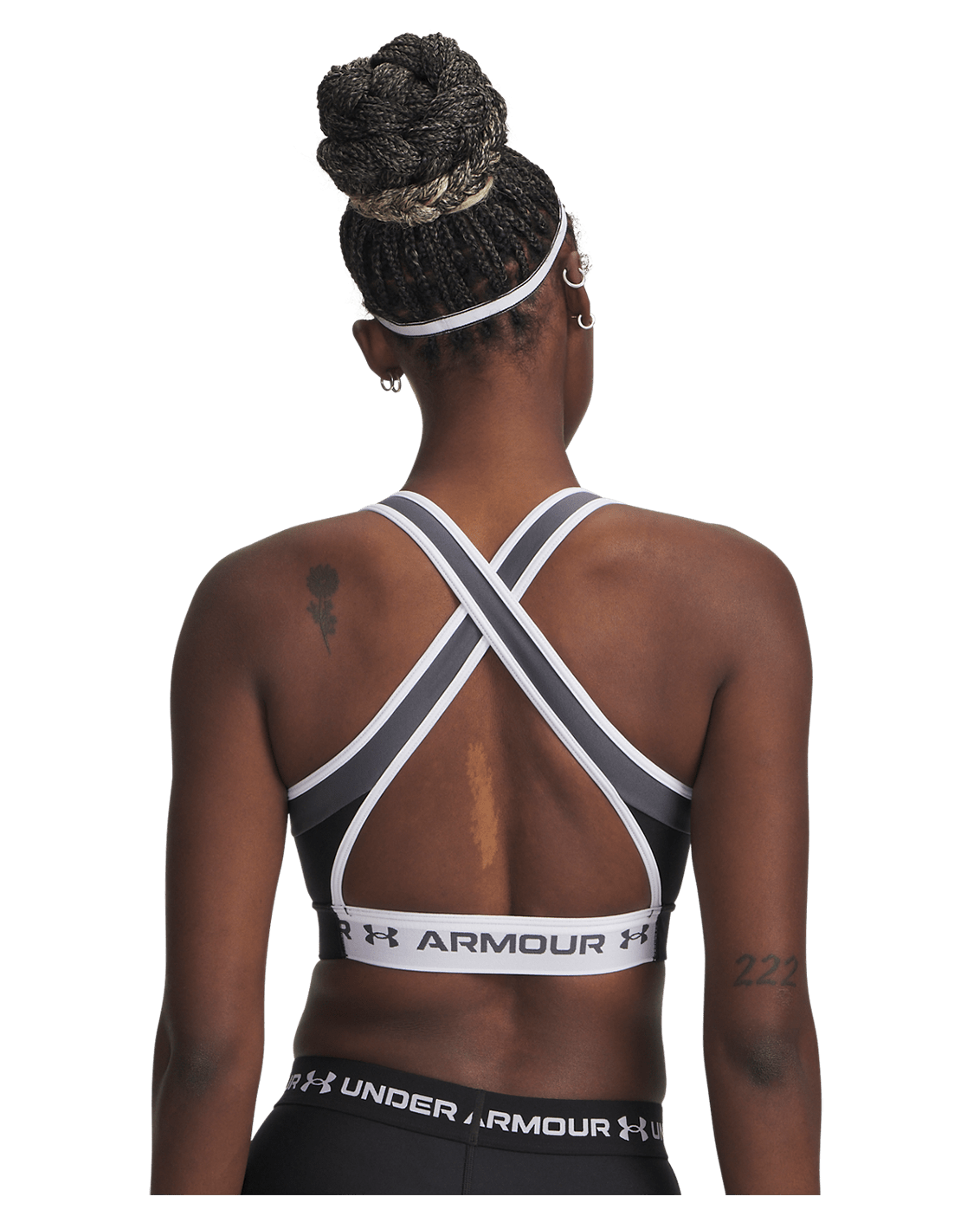 Under Armour Apparel UA Crossback Mid Open Back Women's Sports Bra
