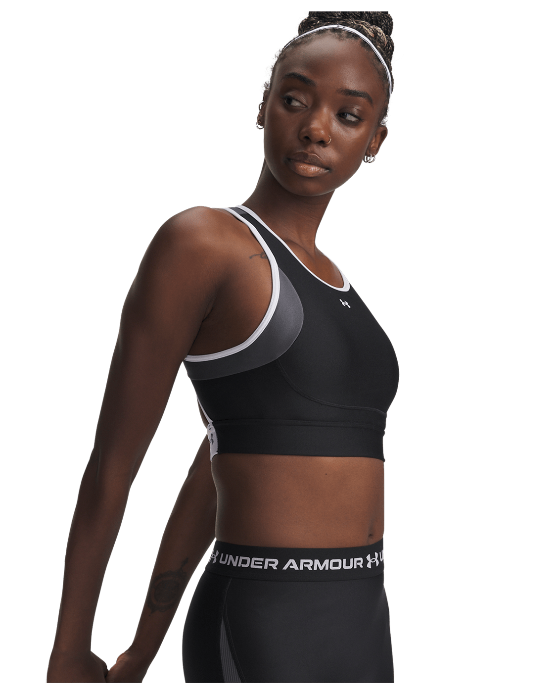 Under Armour Apparel UA Crossback Mid Open Back Women's Sports Bra