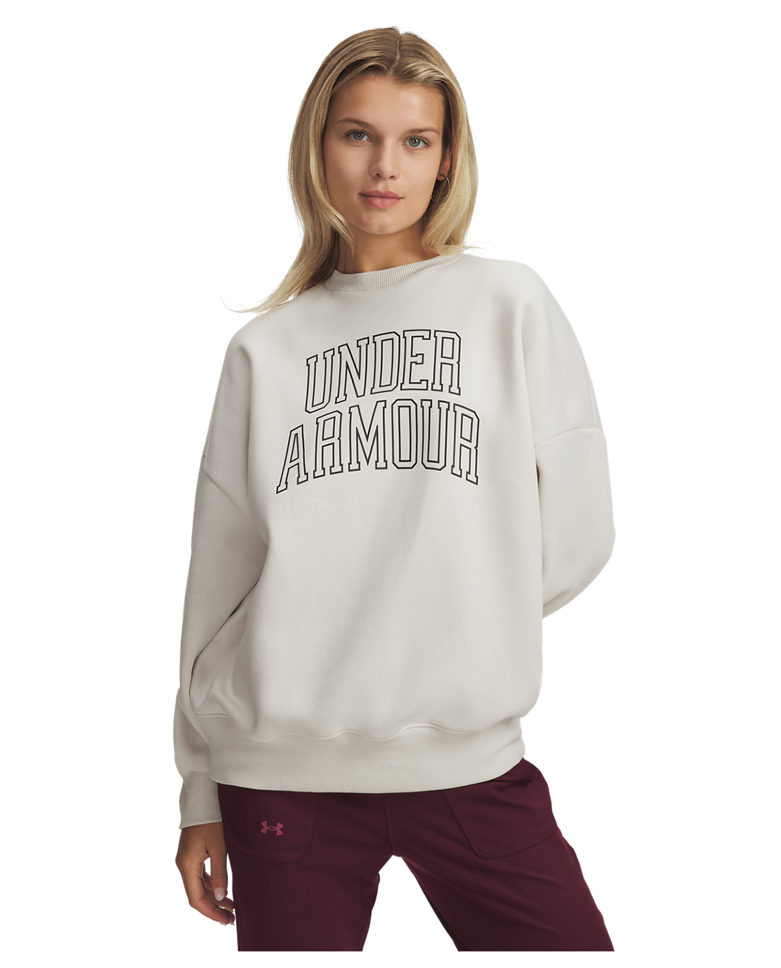 Under Armour Apparel UA Rival Fleece Varsity Women's Oversized Crew
