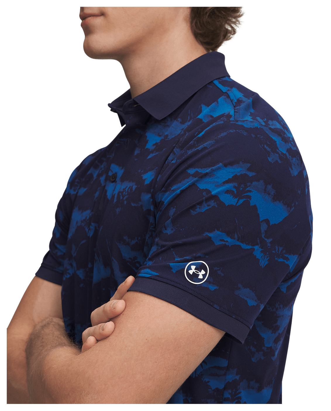 Under Armour UA ArmourDry Print Rib Men's Polo