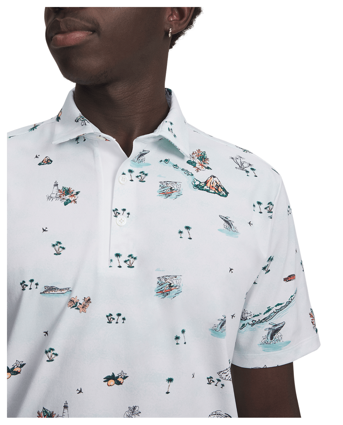 Under Armour UA ArmourDry Golf Trip Printed Men's Polo
