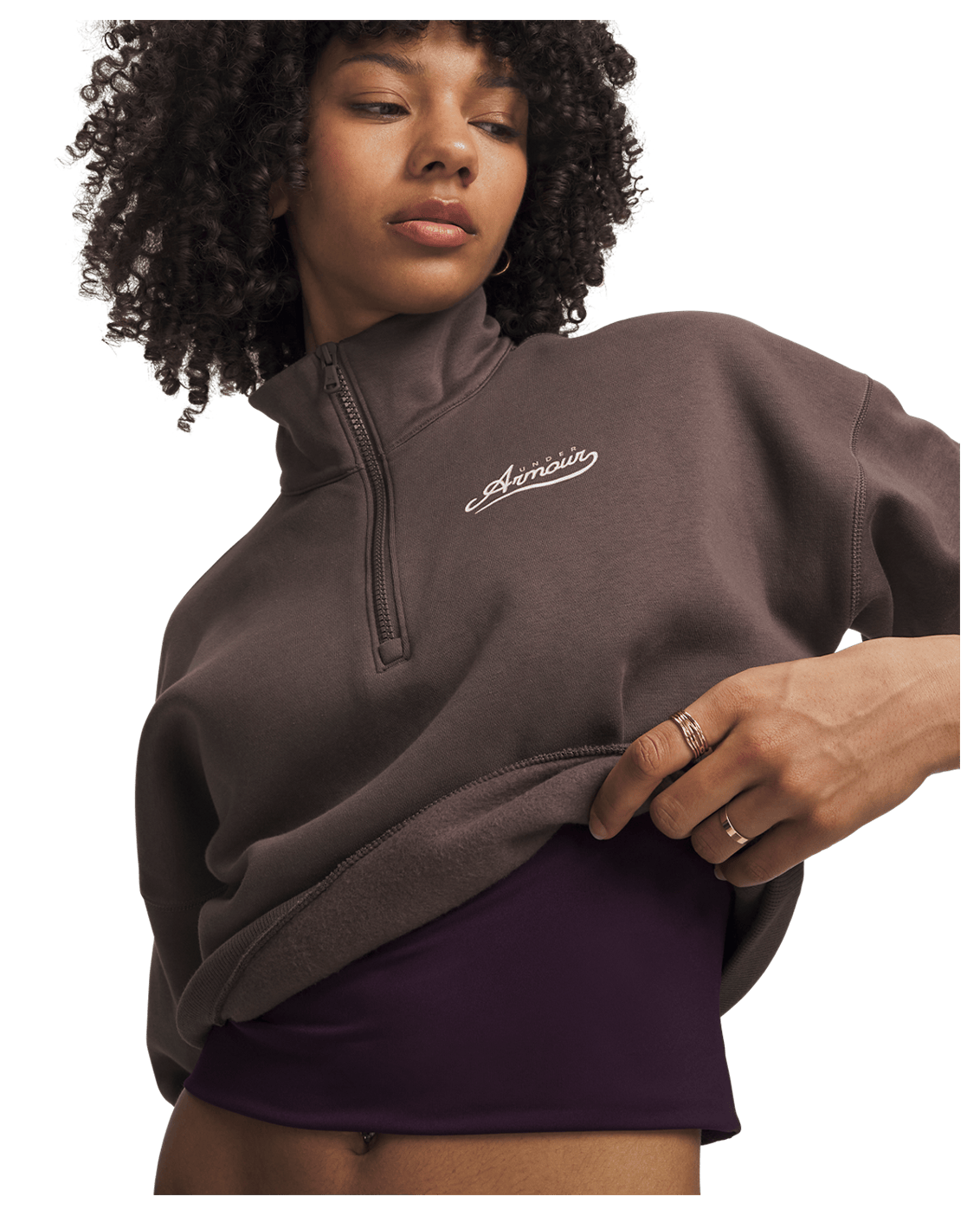 Under Armour Apparel UA Rival Fleece Varsity Women's ½ Zip