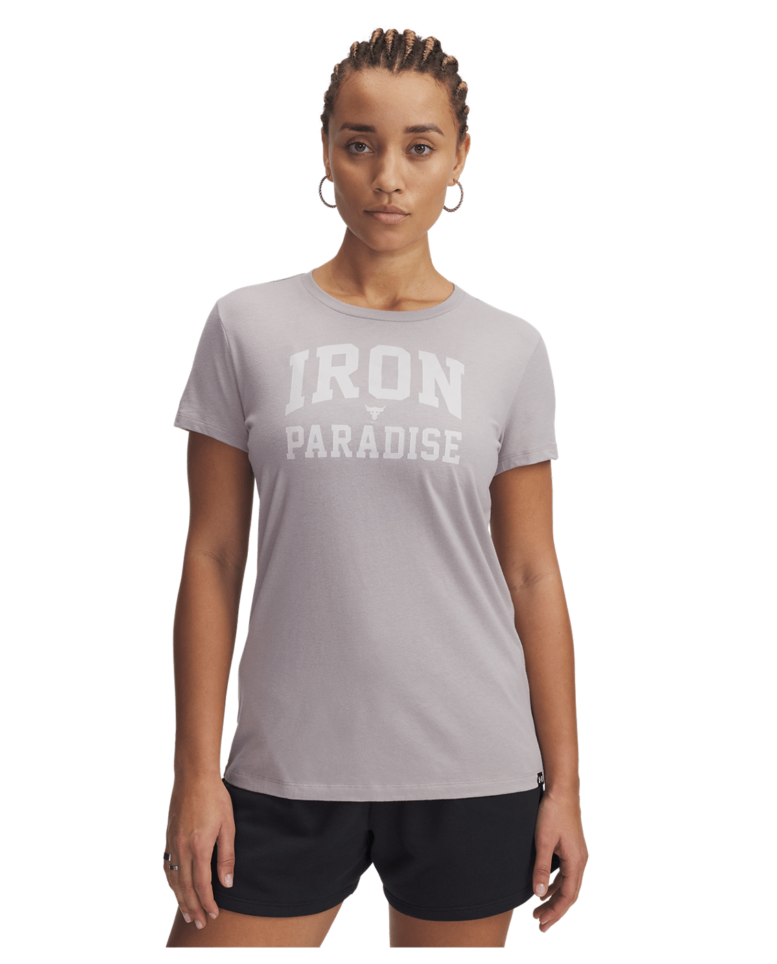 Under Armour Apparel Project Rock Iron Paradise Women's Short Sleeve