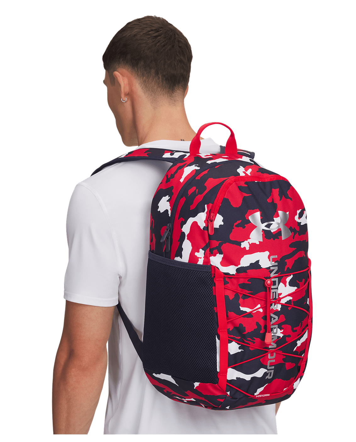 Under Armour Accessories Red/MidnightNavy/MetallicSilvr / OSFM UA Hustle Sport 6.0 Backpack