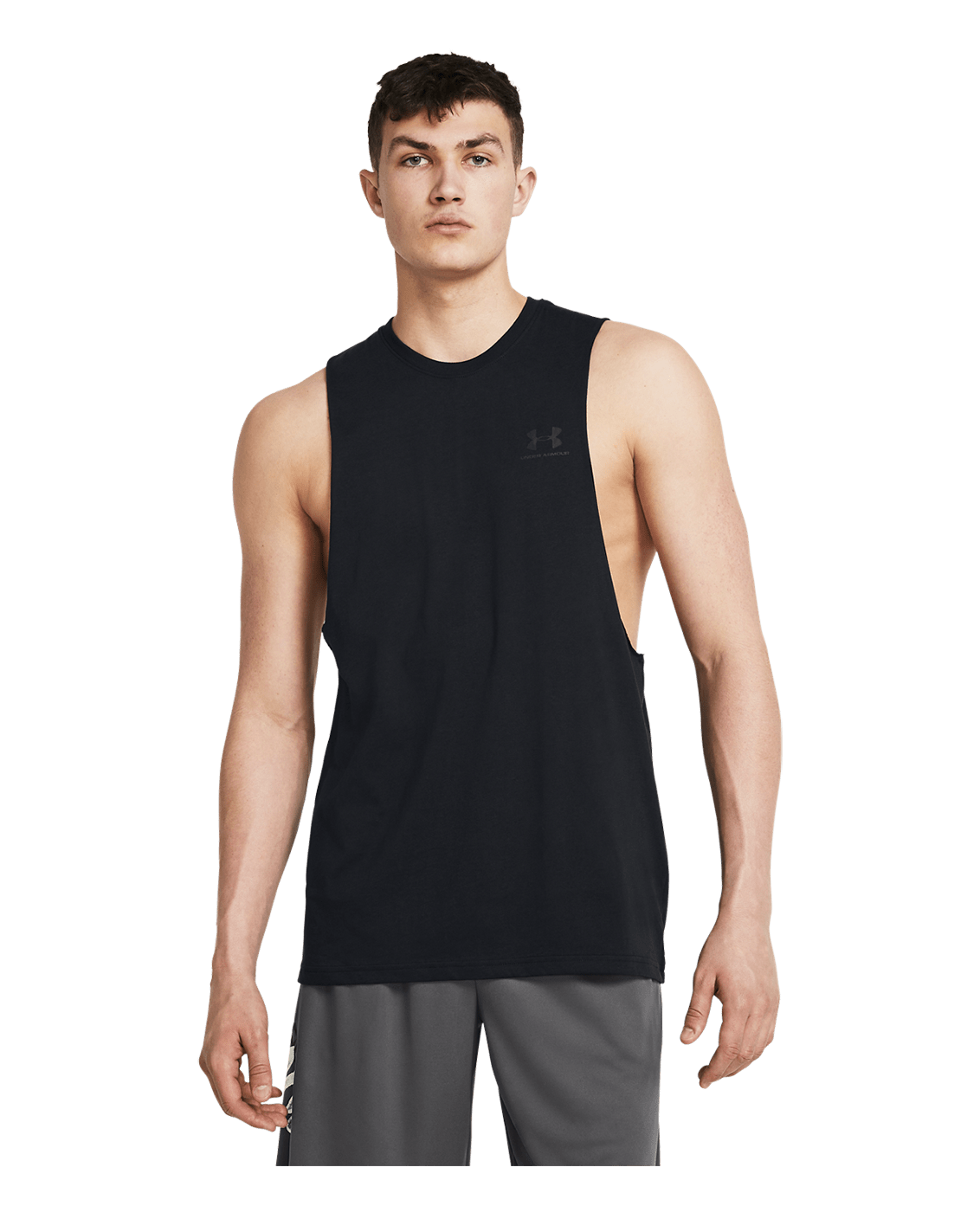 Men's UA Left Chest Cut-Off Tank